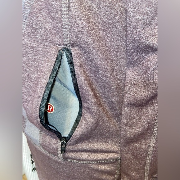 Women’s LULULEMON ATHLETICA heather plum and gray In stride Jacket size 6 - Picture 9 of 16